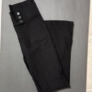 Pull on dress pants. Boot cut